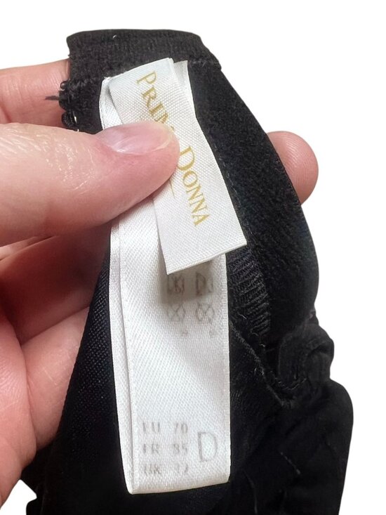 Prima Donna Primadonna Bra Womens Size 32D Black Deauville Lace Full Cup - Picture 5 of 5